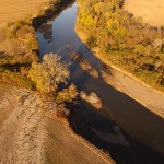 View Of The Prairie From A Helicopter