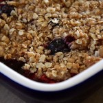 Blueberry-Rhubarb Crisp