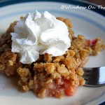 Rhubarb Crisp